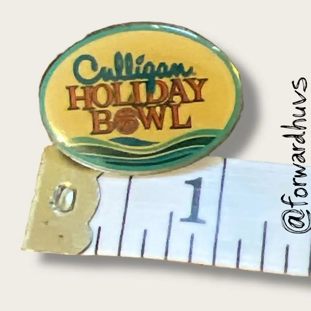 Culligan Holiday Bowl College Football Lapel Pin – Vintage Souvenir